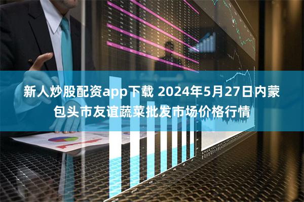 新人炒股配资app下载 2024年5月27日内蒙包头市友谊蔬菜批发市场价格行情