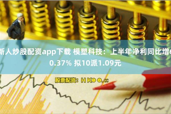 新人炒股配资app下载 模塑科技：上半年净利同比增60.37% 拟10派1.09元